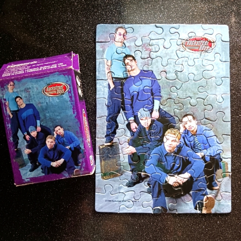 Vintage Backstreet Boys Mini Puzzle.